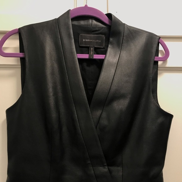 Faux leather dress - Picture 3 of 7